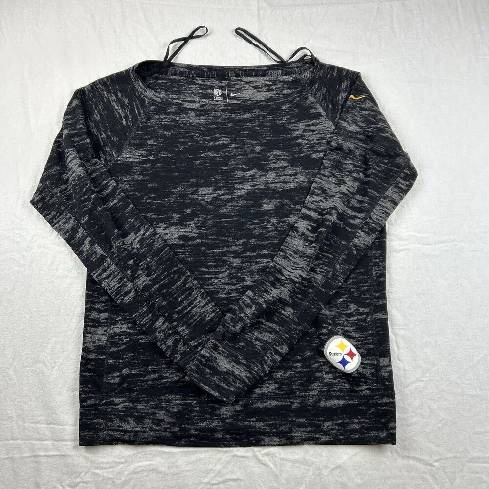 Pittsburgh Steelers Nike NFL Team Apparel Shirt Womens M Long Sleeve Lightweight